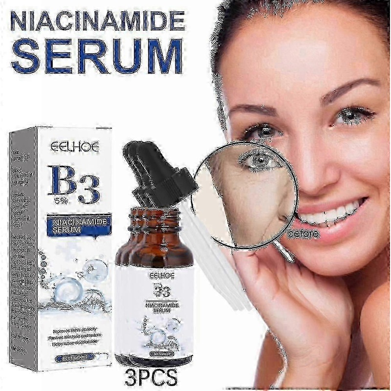 1pc B3 Niacinamide Brightening Essence Lighten Dark Spots, Anti-wrinkle, Whiten, Moisturize And Re