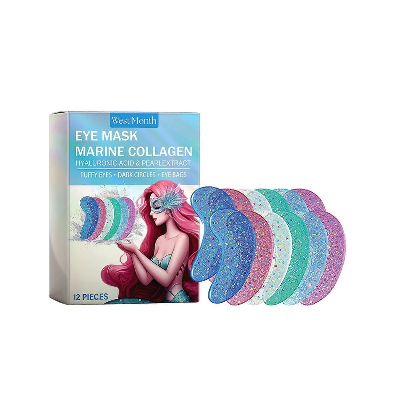 West&Month Collagen Eye Strips, Lighten Fine Lines, Bags, Dark Circles, Firming And Hydrating Eye Patch