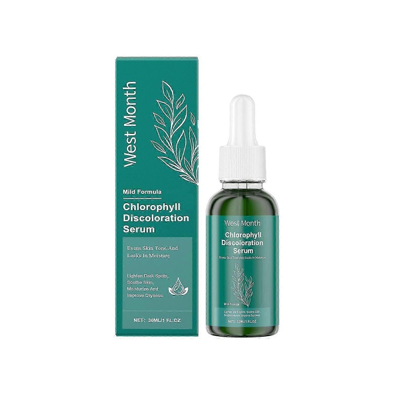 West & Month Chlorophyll Essence Refreshing Nourishing, Hydrating And Moisturizing Skin Rejuvenation Water Brightening Facial Treatment Essence