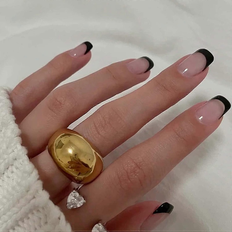 Yoyoee Coffin Press On Nails-nude Short Fake Nails Acrylic Full Cover Natural False Nails For Women And Girls 24pcs (various5),8846