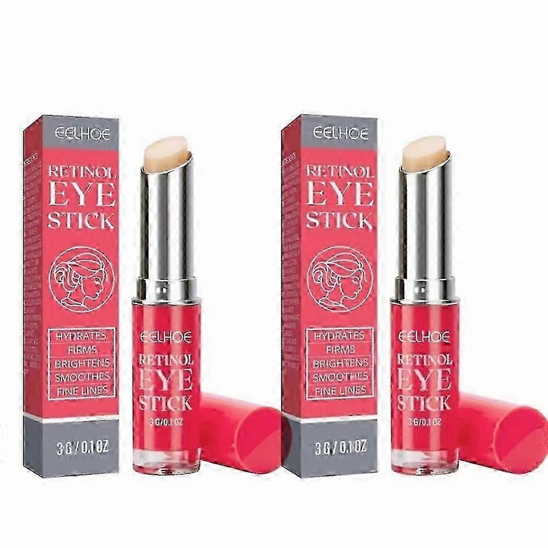 2pcs Retinol Anti-Wrinkle Eye Cream Remove Eye Bags Dark Circles Anti Aging Lifting Firming Whitening Moisturizing Brighten Skin Care