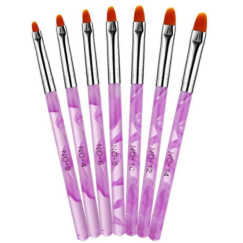 7Pcs Brush Set Nail Brush Set Dotting Tools Detailing Pens Dotting Tool Nail Pen
