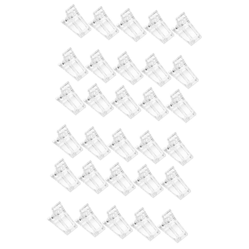 Gel Nail Tips Clip Clamp Nail Extension Set For Salon And Home Use DIY 10 Pcs 3 Sets