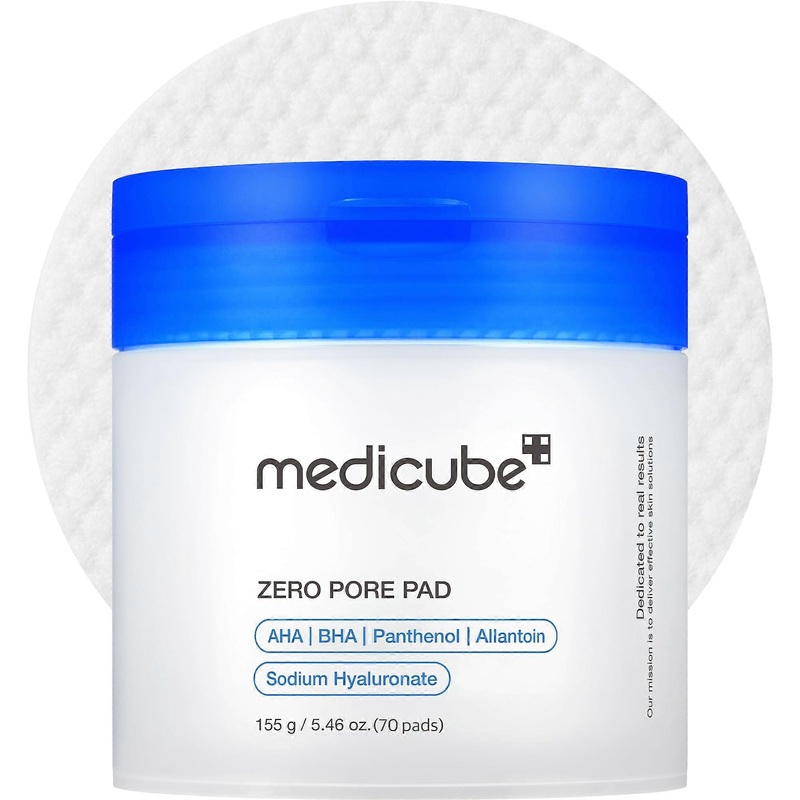 Zero Pore Pads 2.0 Dual-Textured Exfoliating Toner Pads 4.5% AHA Lactic Acid 0.45% BHA Salicylic Acid 70-Count