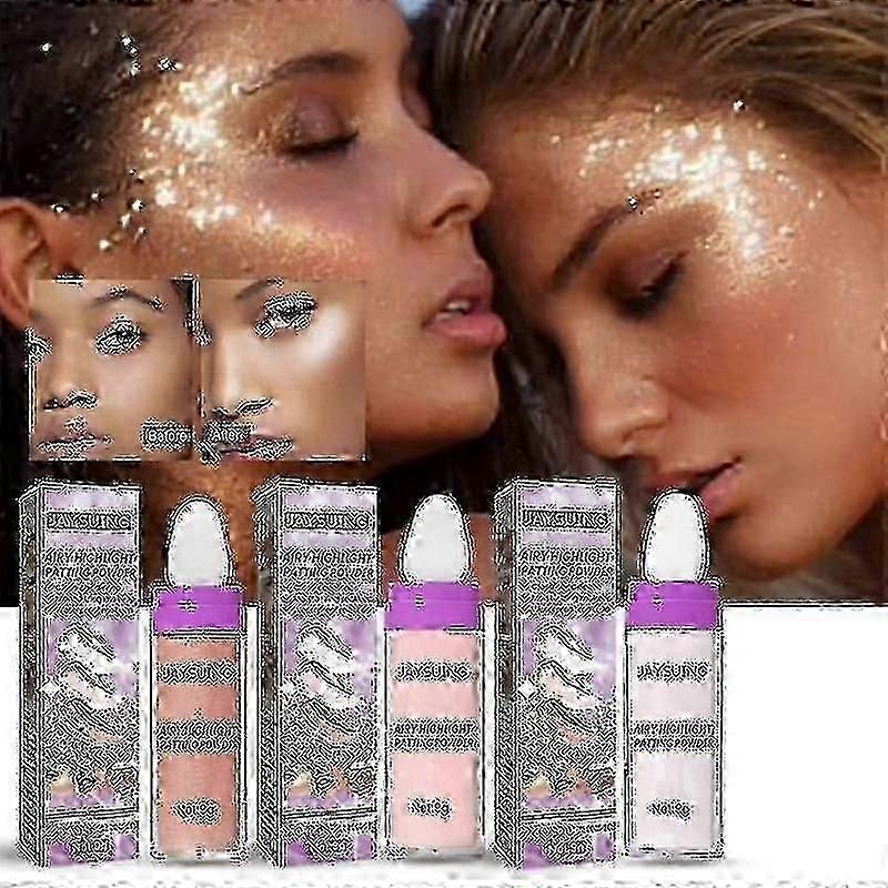 Three-dimensional Jaysuing High-gloss Pat Powder Fairy Pat Powder Body Brightening Natural