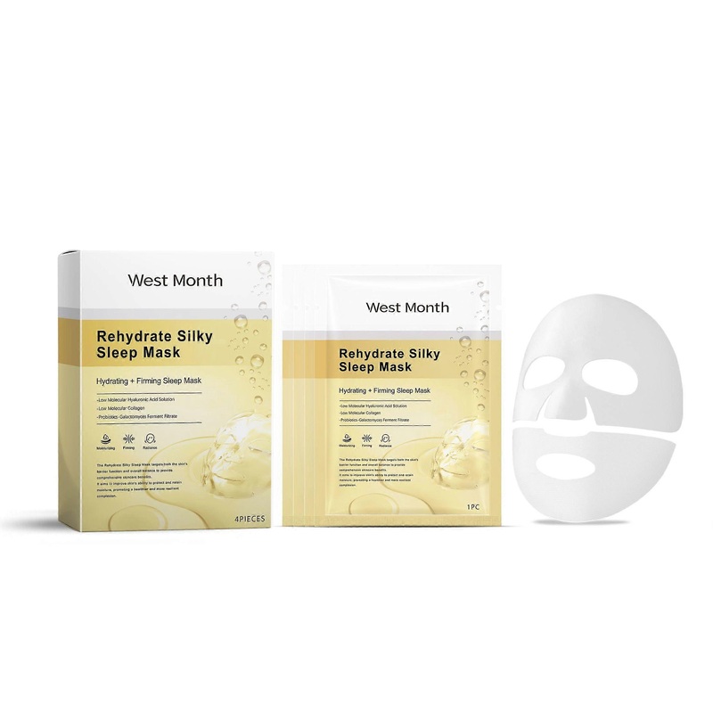 West Month Collagen Moisturizing Mask (Box Set) Nourishes Facial Skin, Hydrates And Soothes In One