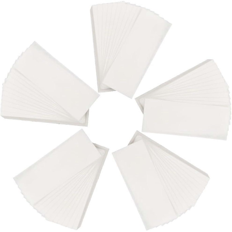 500Pcs Paper Water Wipe Experiment Blotting Cleaner Filter Tissues Instruments Chromatography Science Kit for Removal Tissues Neutral Cotton Embossed