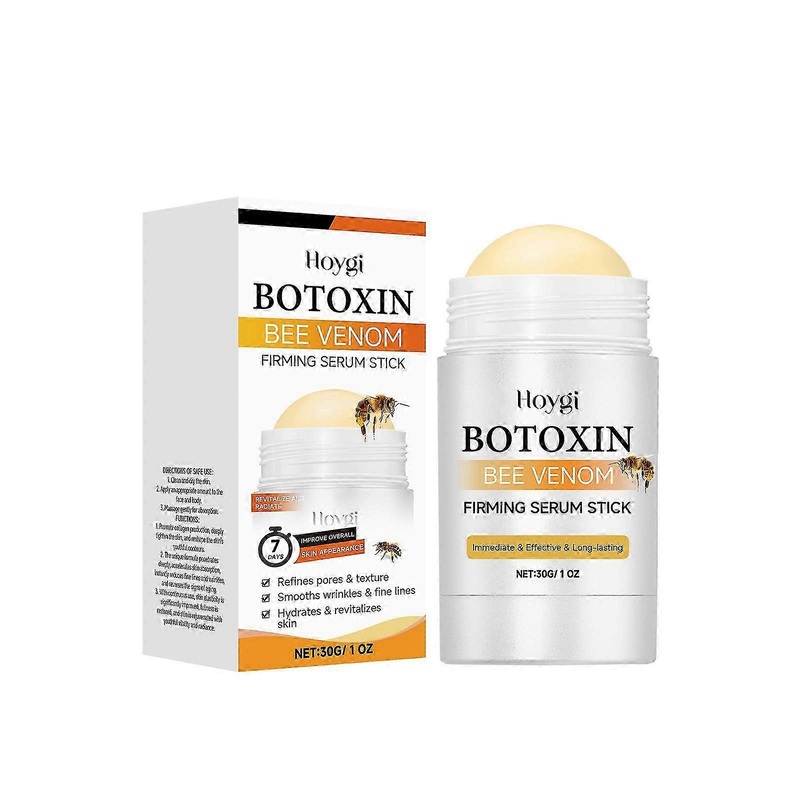 1-3Pcs Botoxin Bee Venom Firming Serum Stick, Bee Venom Anti-Wrinkle Firming Cream, Anti-Aging Bee Venom Moisturizing Cream