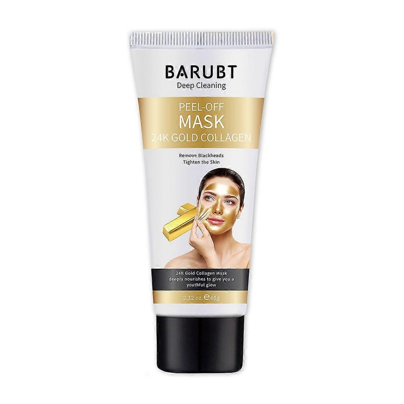 24K Gold Collagen Peel-Off Mask - Deep Cleaning, Blackhead Removal, Skin Tightening & Pore Minimizing, Youthful Glow