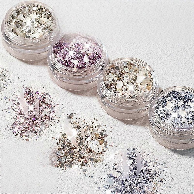 1Pc Sparkle Summer Nail Sequ 3D Nails Glitter Metallic Flakes Acrylic Powder Dust Sequ for Nails Decoration Ref: 5625