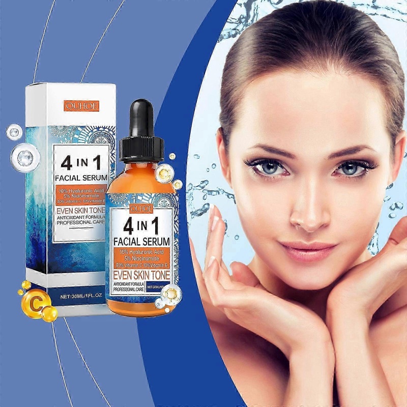 4 in 1 Anti-Aging Serum, Vitamin C Serum for Face Moisturizing, Firming, Even Skin Tone