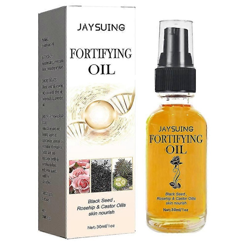 1/2 piece Rosehip Oil Black Seed Oil and Castor Oil Facial Serum Anti-Wrinkle Anti-Aging Hydrating Firming Fade Fine Lines Moisturizing